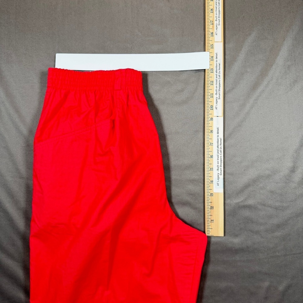 Liz Claiborne Vintage Womens M/L Coral Pink Cotton 2pc Jacket Pants Set Casual - Picture 11 of 16